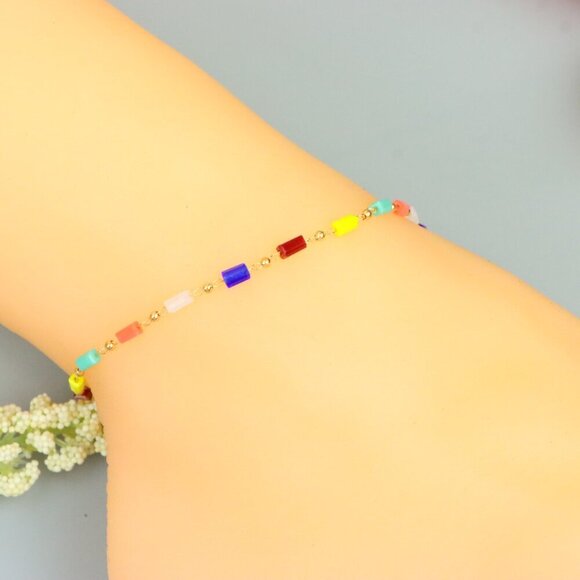 "Handmade Anklet – A Stylish Choice for Women, Thoughtful Gift Idea, EVCH1352 - Picture 5 of 10